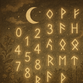 Numerology and rune reading