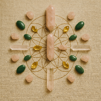 Remote Crystal Grid Activation – Love, Abundance, or Protection